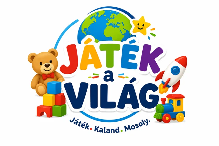 Játék a Világ logó – Játék. Kaland. Mosoly.